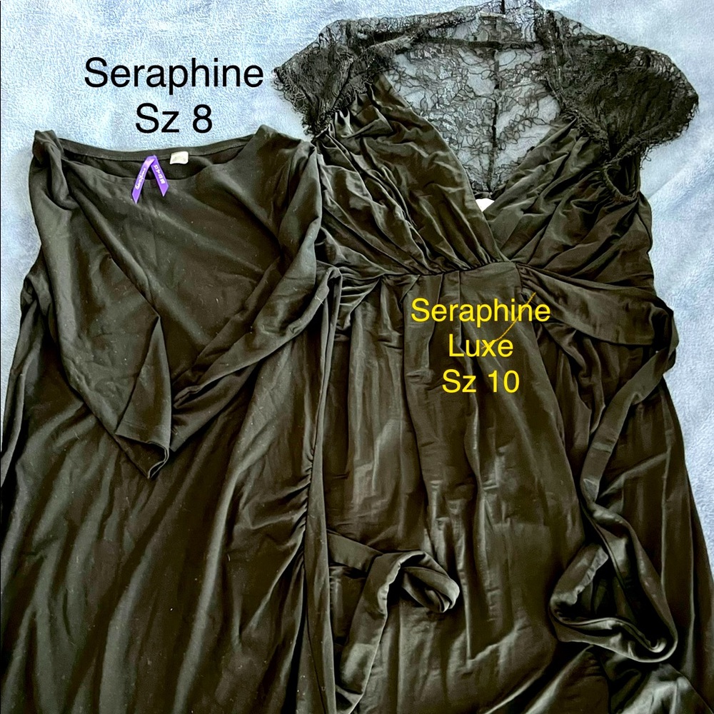 Seraphine Maternity Little Black Dress bundle sz 8/10